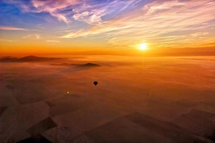Avventura in mongolfiera all'alba di Marrakech