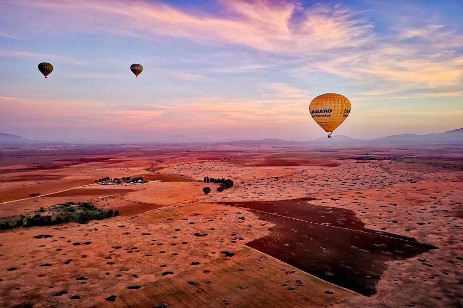 Avventura in mongolfiera all'alba di Marrakech