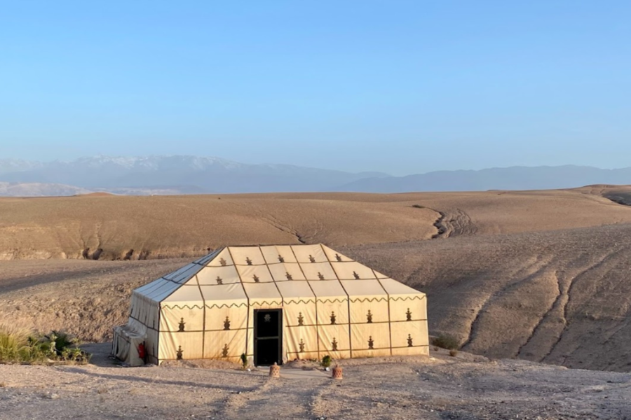 Quad Bike, Camel Ride e cena nel deserto roccioso di Agafay