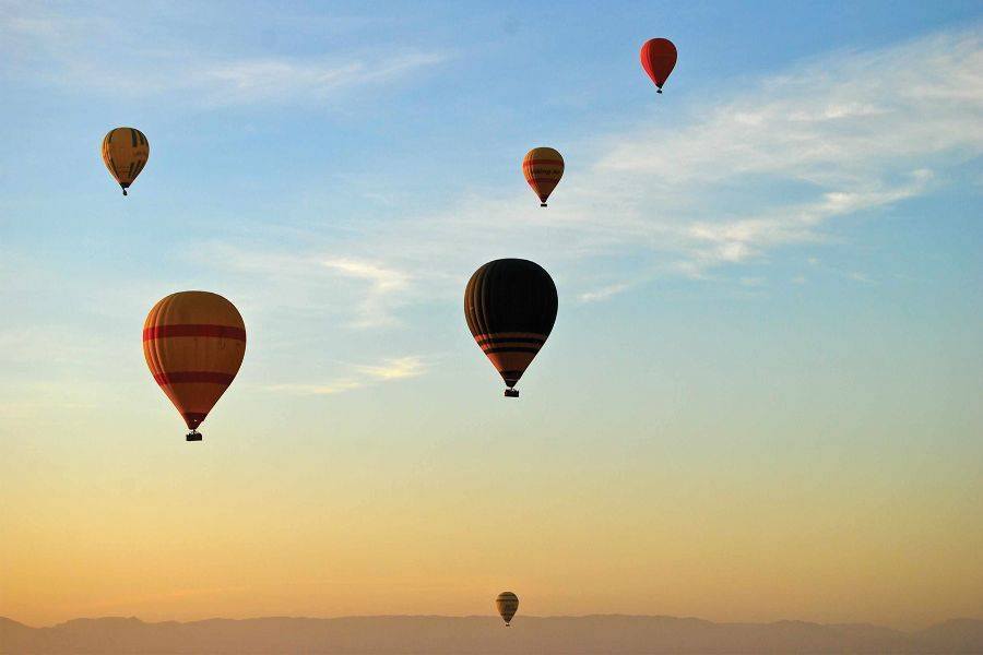 Avventura in mongolfiera all'alba di Marrakech