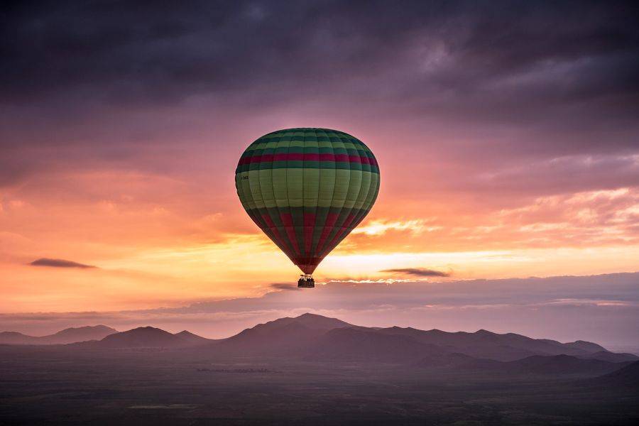 Avventura in mongolfiera all'alba di Marrakech