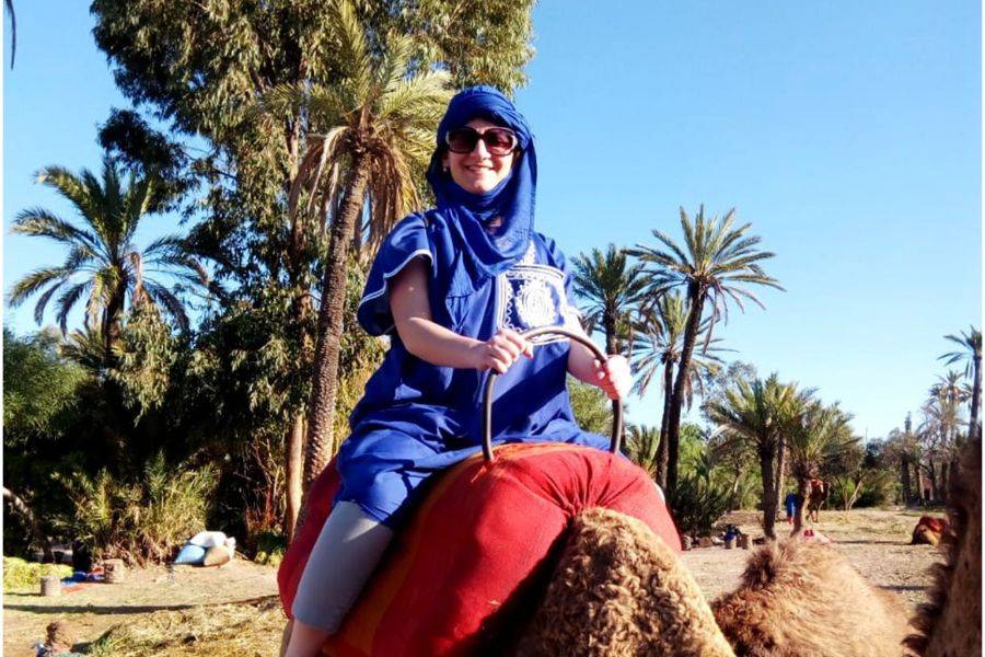 Giro in cammello nella Palmeraie di Marrakech