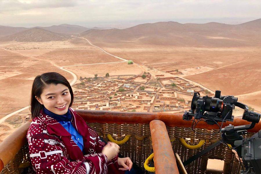 Avventura in mongolfiera all'alba di Marrakech