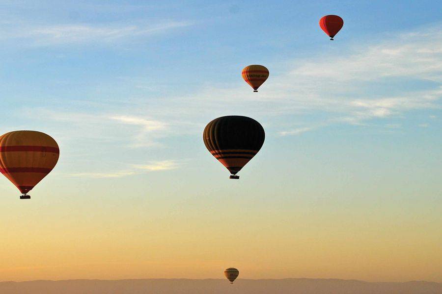 Avventura in mongolfiera all'alba di Marrakech