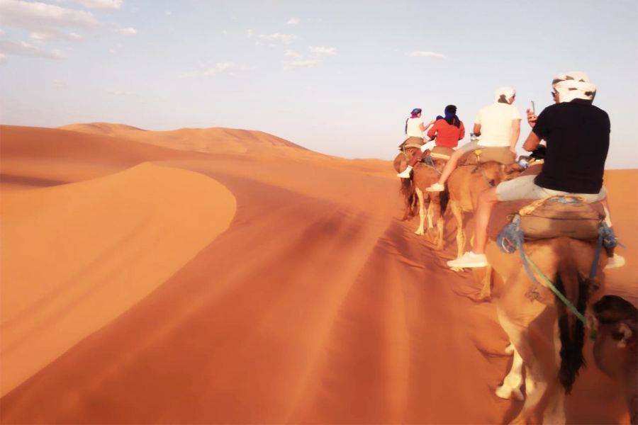 Tour privato nel deserto di Merzouga in mezza pensione con partenza da Casablanca