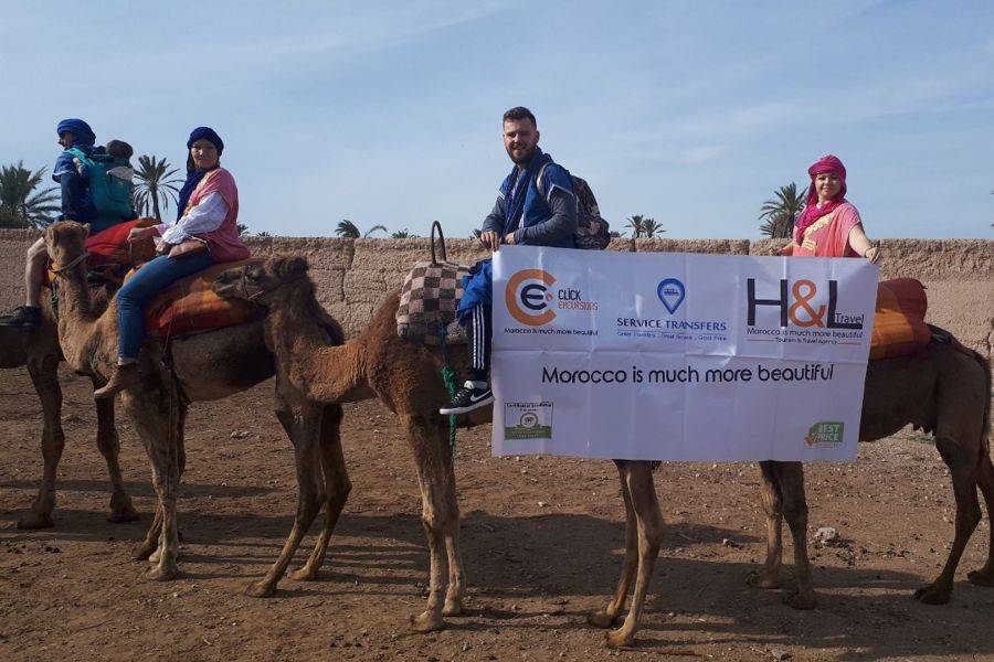 Giro in cammello nella Palmeraie di Marrakech