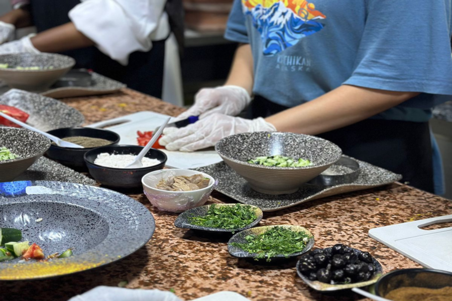 Lezione di cucina marocchina a Marrakech al Chouf l'Or con ritiro
