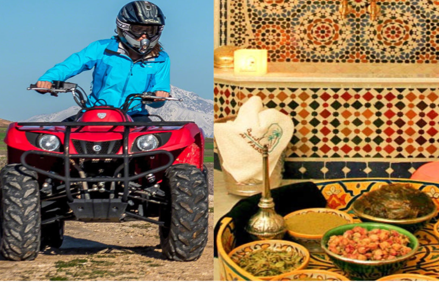 Marrakech: quad bike Palmeraie e spa tradizionale marocchina