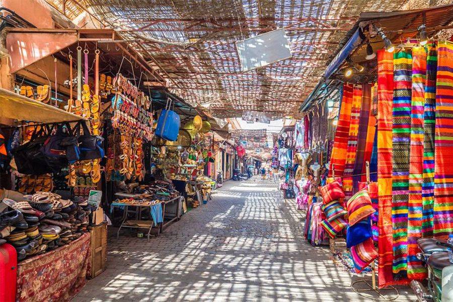 Tour sul tetto e visita della medina con i pasti a Marrakech