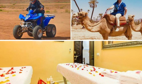 Giro in cammello e quad bike & spa e trattamento Hammam