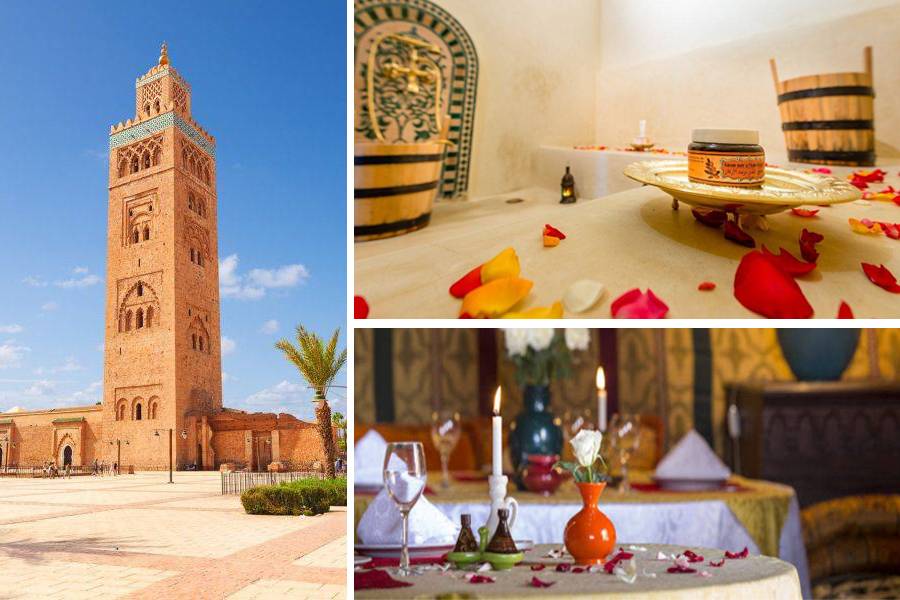 Visita della Medina di Marrakech, SPA e cena esperienza