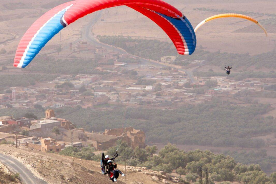 Parapendio a Marrakech e sulle montagne dell'Atlante